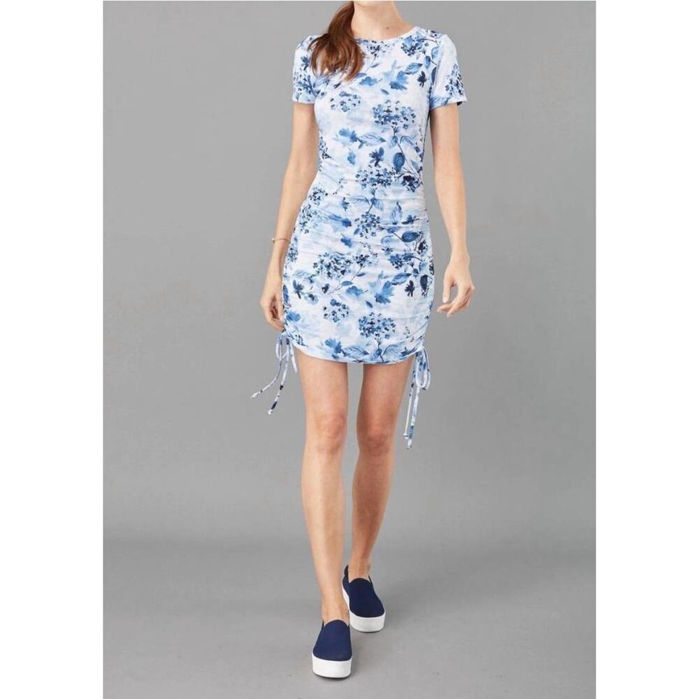Lola & Sophie Floral T-shirt‎ Dress Sz S